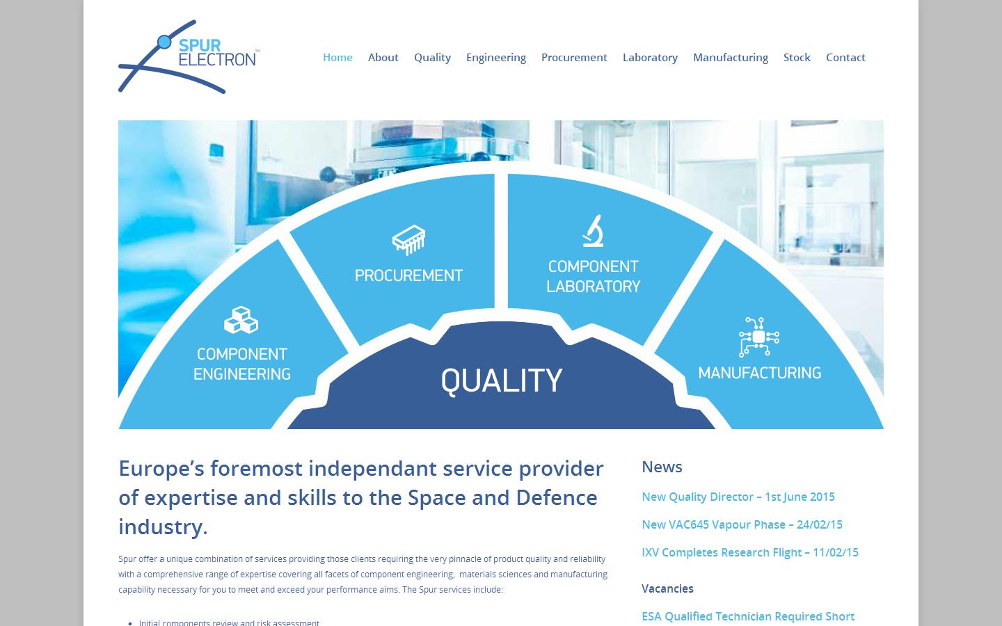 Spur Electrons Website