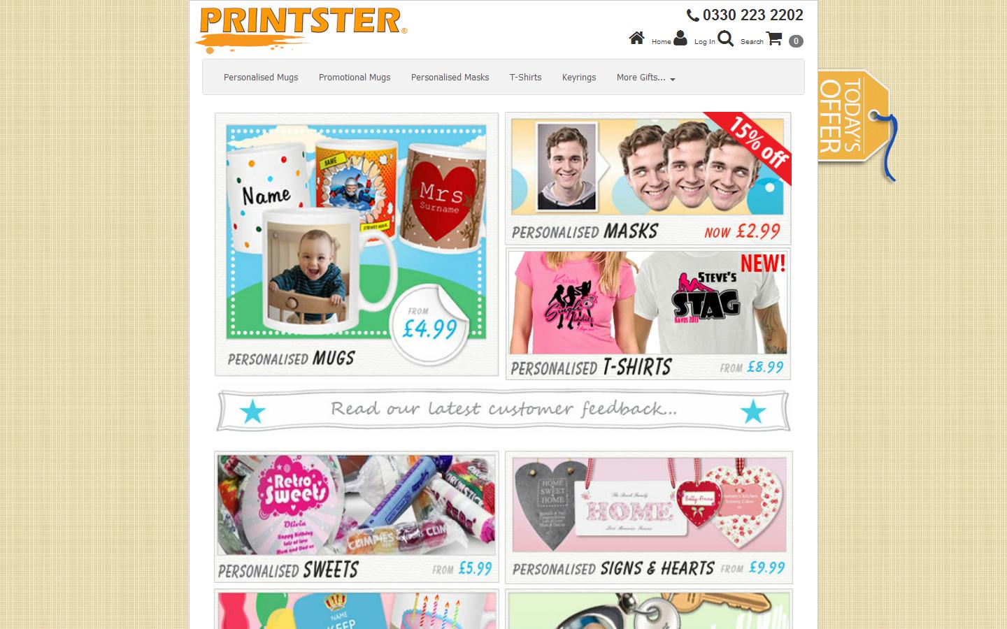 Printster.co.uk Website