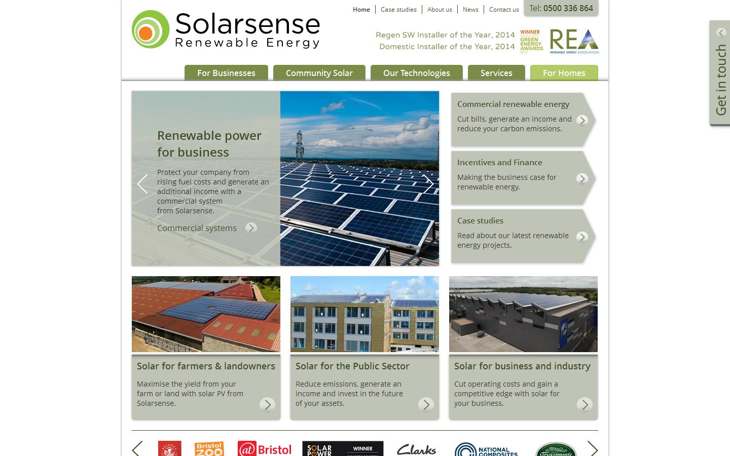 Solarsense UK Website