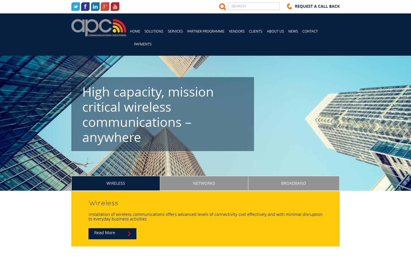 APC Solutions Website