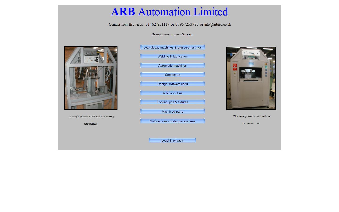 ARB Technical Services Website