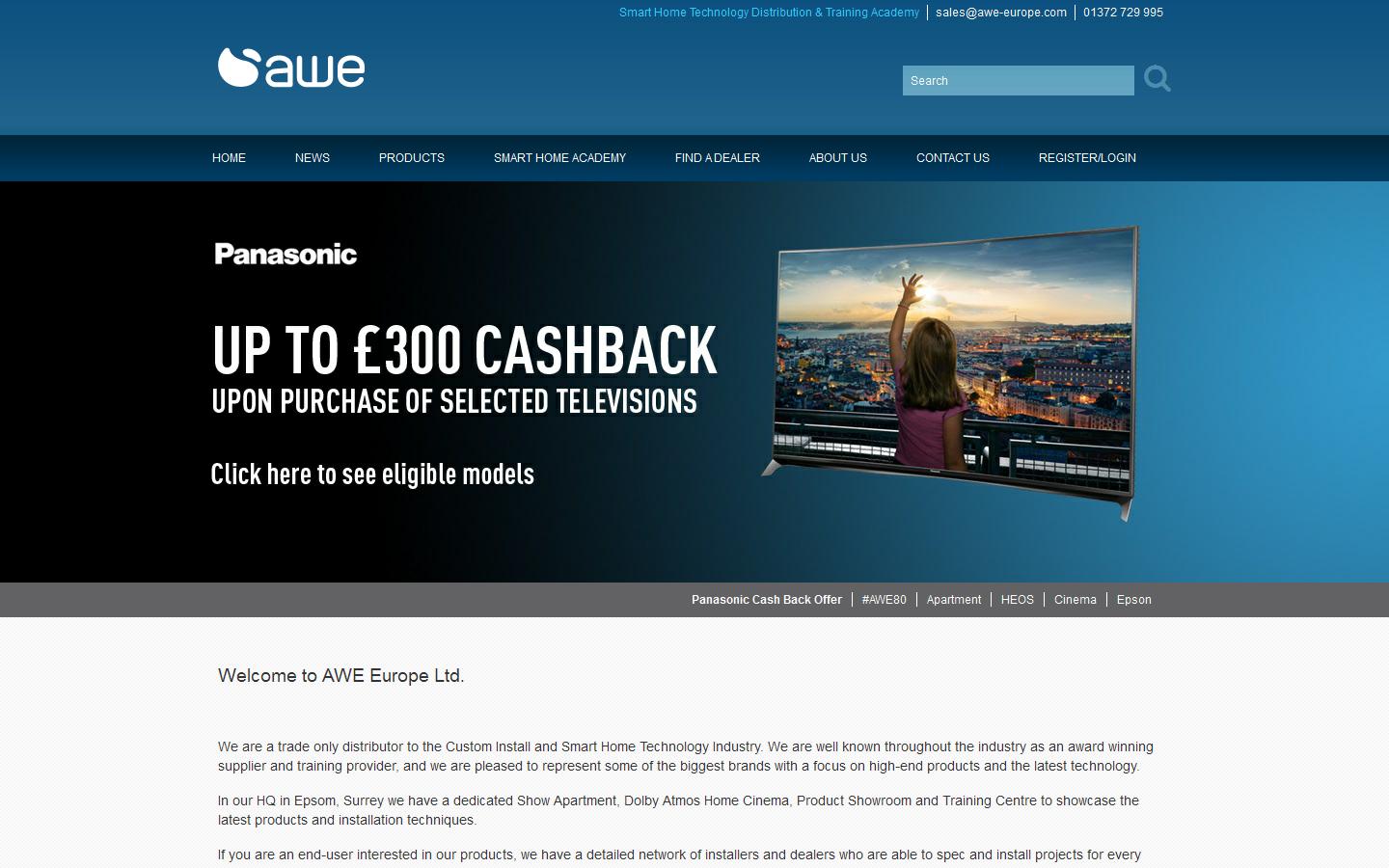 AWE Europe Website
