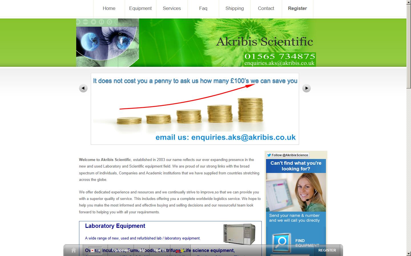 Akribis Metrology Ltd Website