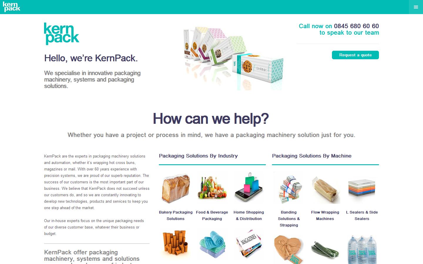 Kernpack Website