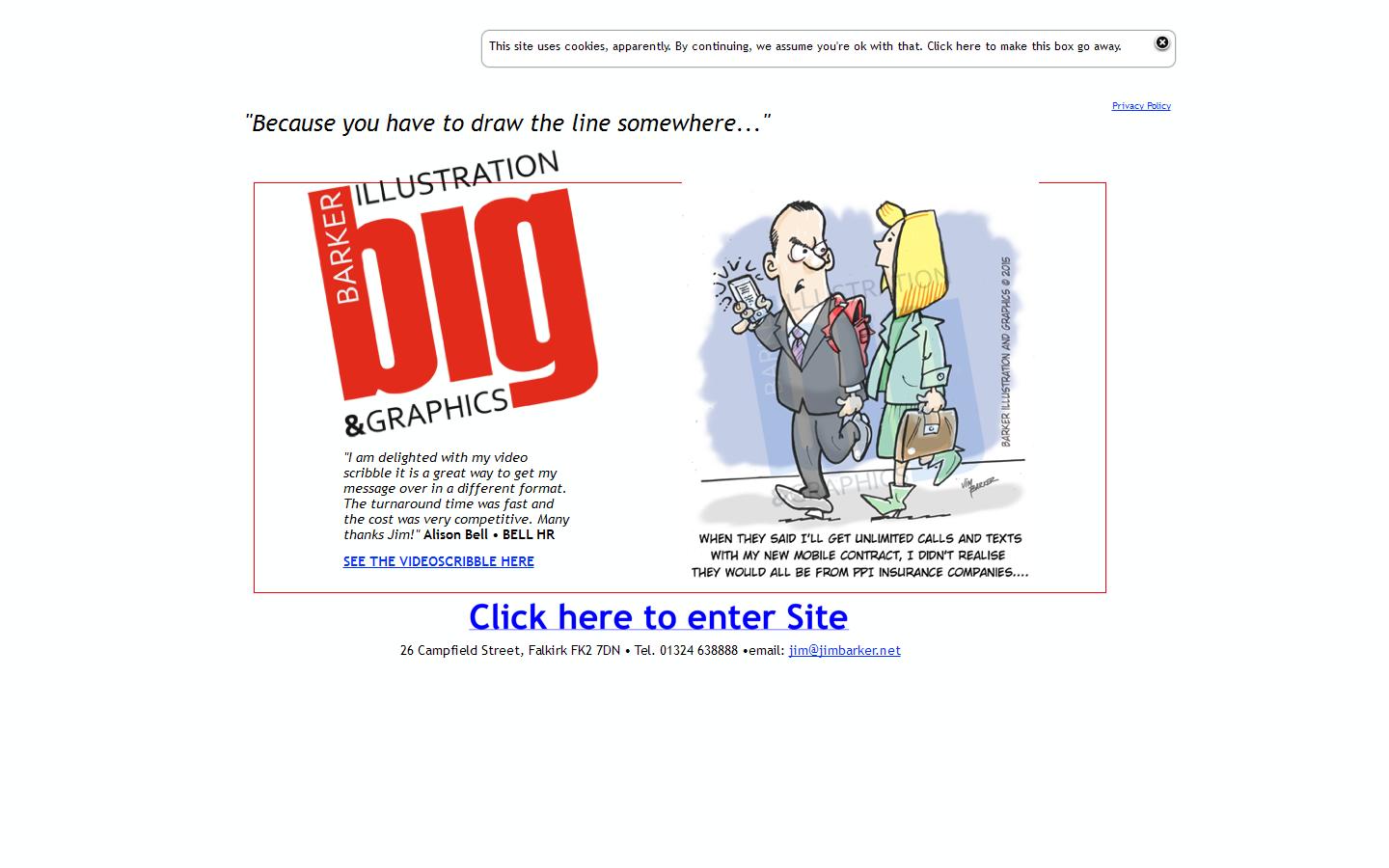 Barker Illustration & Graphics Website