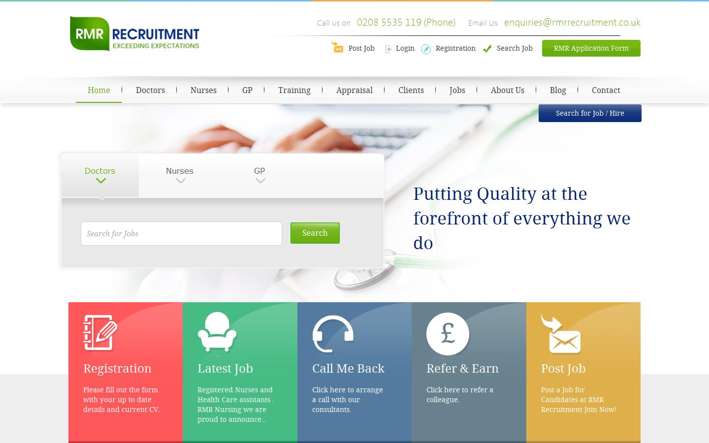 RMR Recruitment Website