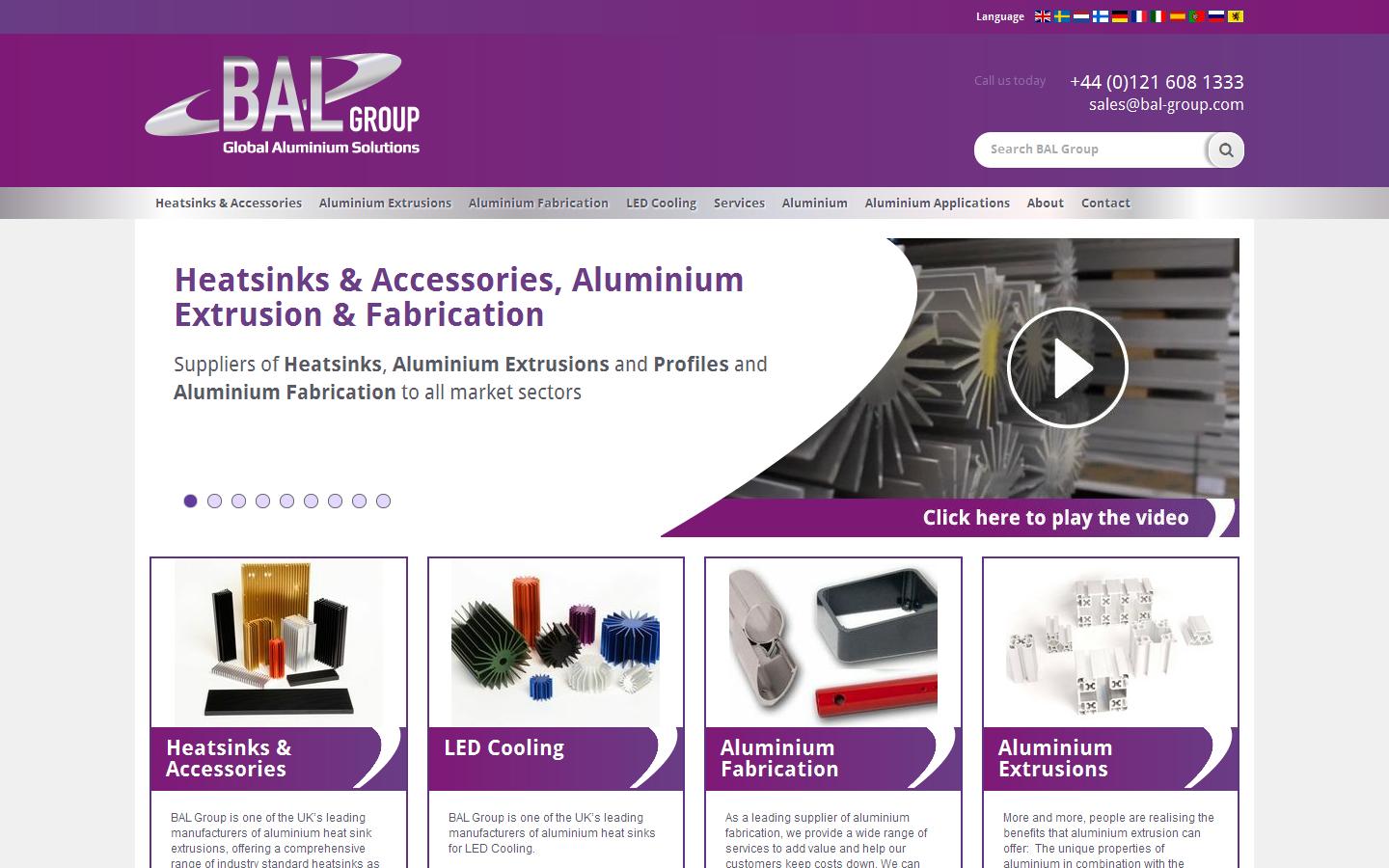 BAL Group Ltd Website