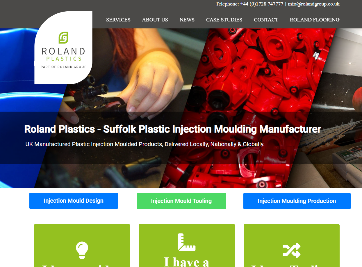 Roland Plastics Ltd Website