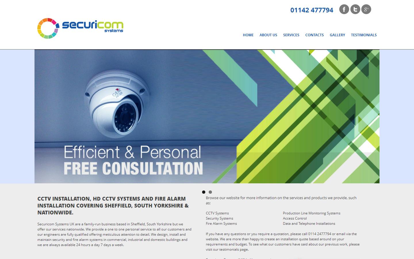 Securicom Systems (UK) Ltd Website