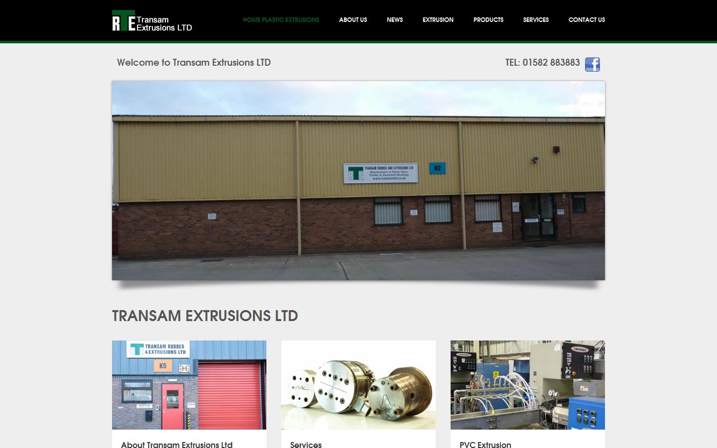 Transam Extrusions Ltd Website