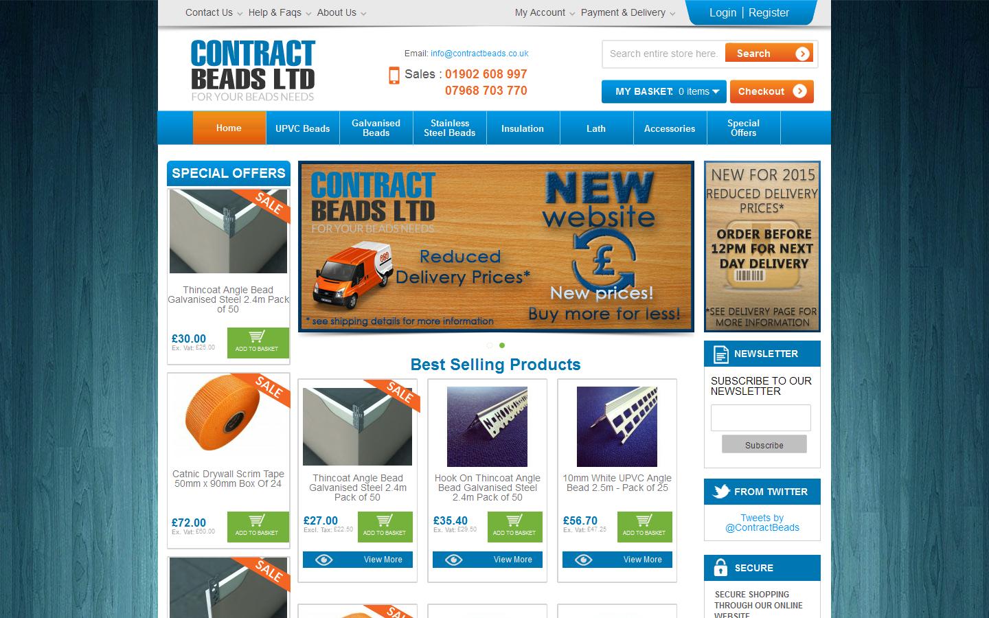 Contract Beads Website