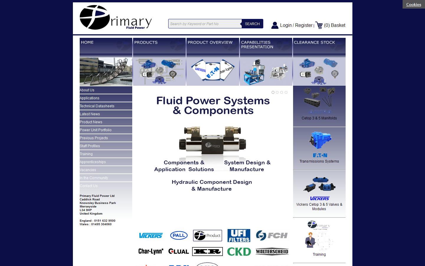 Primary Fluid Power Website