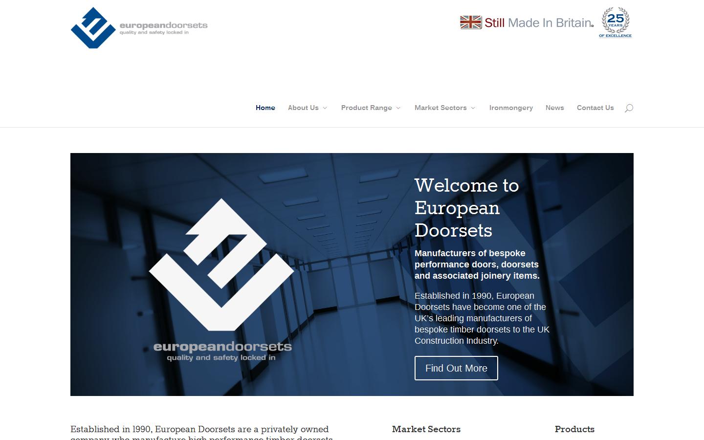 Europeandoorsets Website