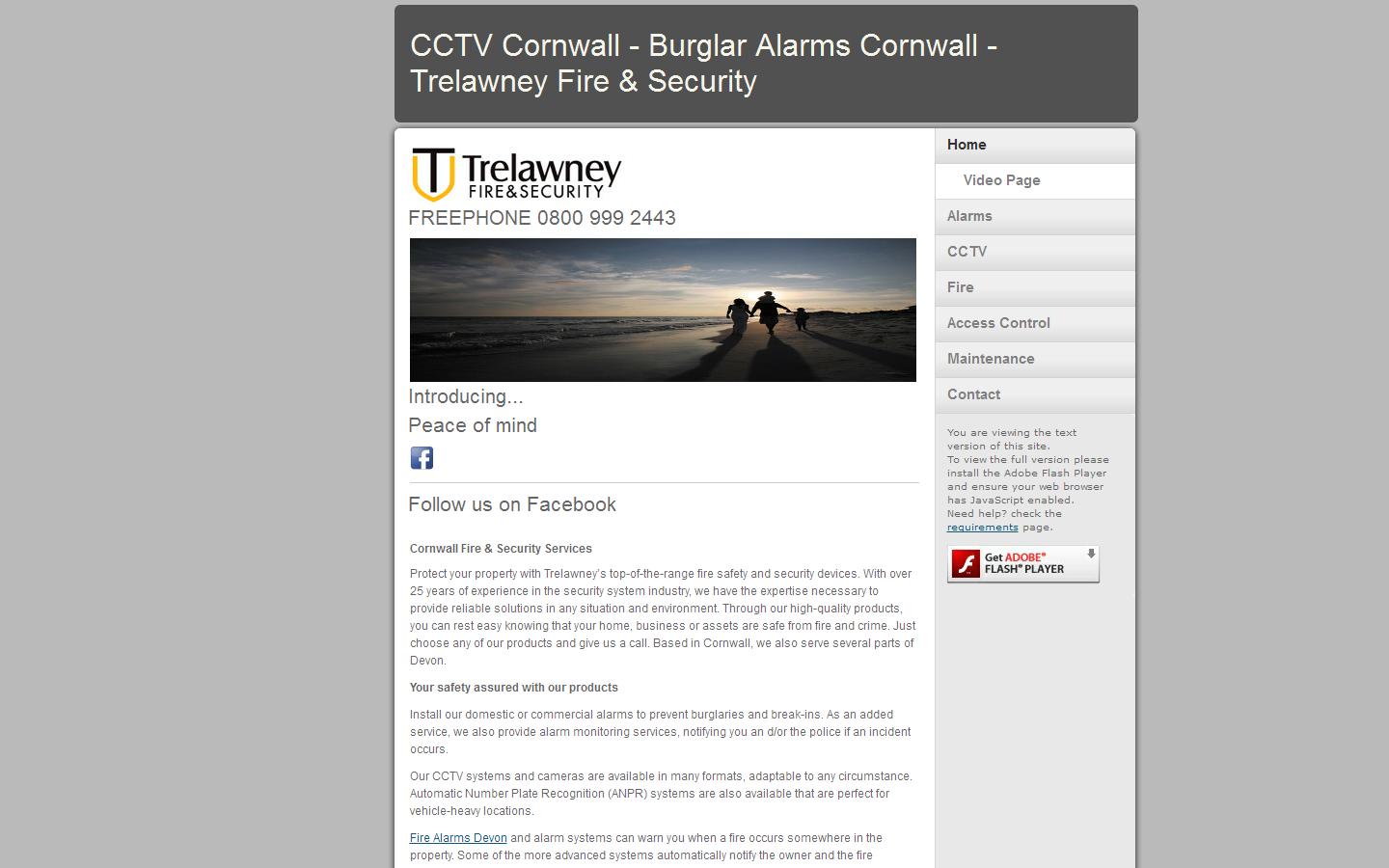 Trelawney Fire & Security Website