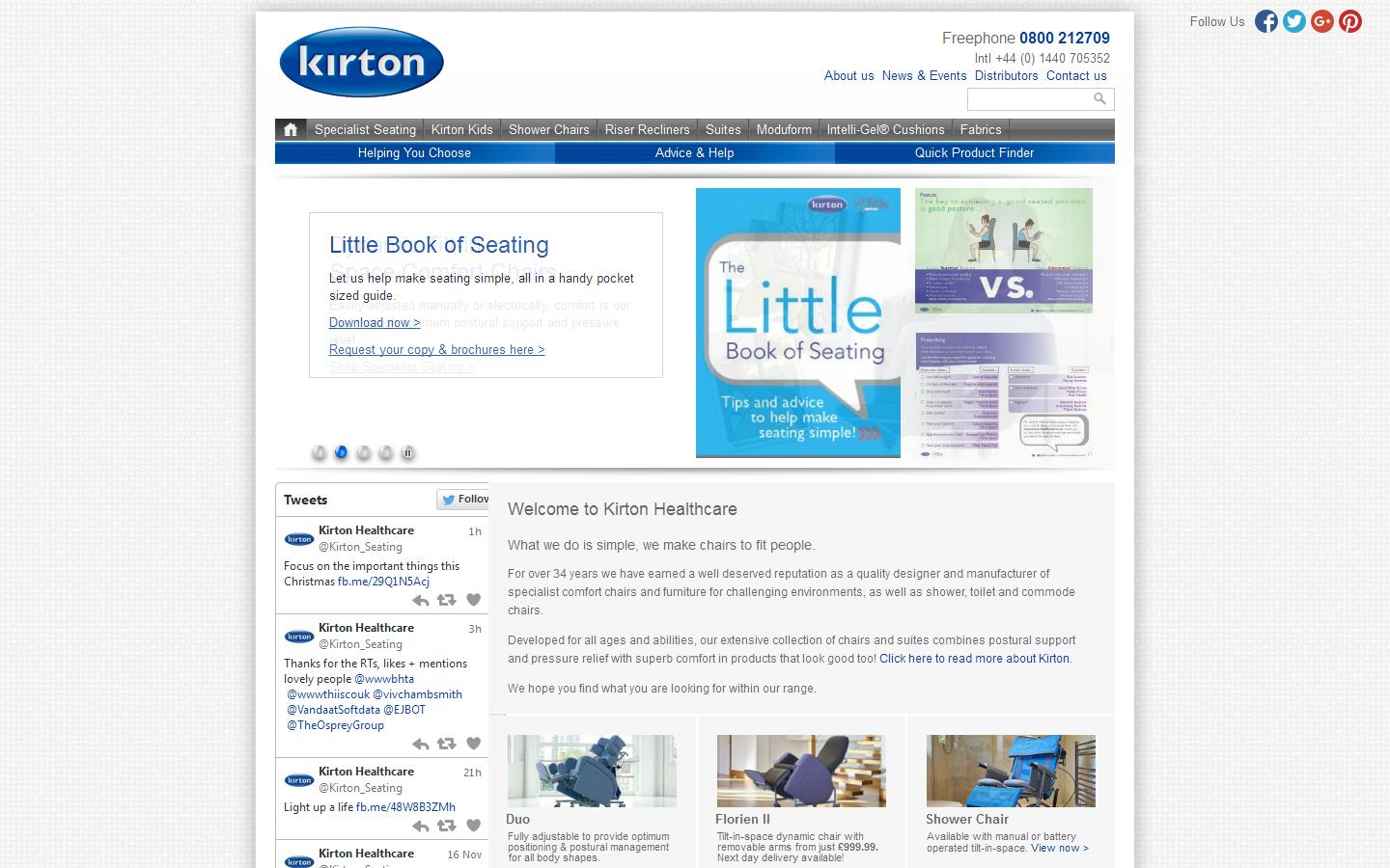 Kirton Healthcare Ltd Website