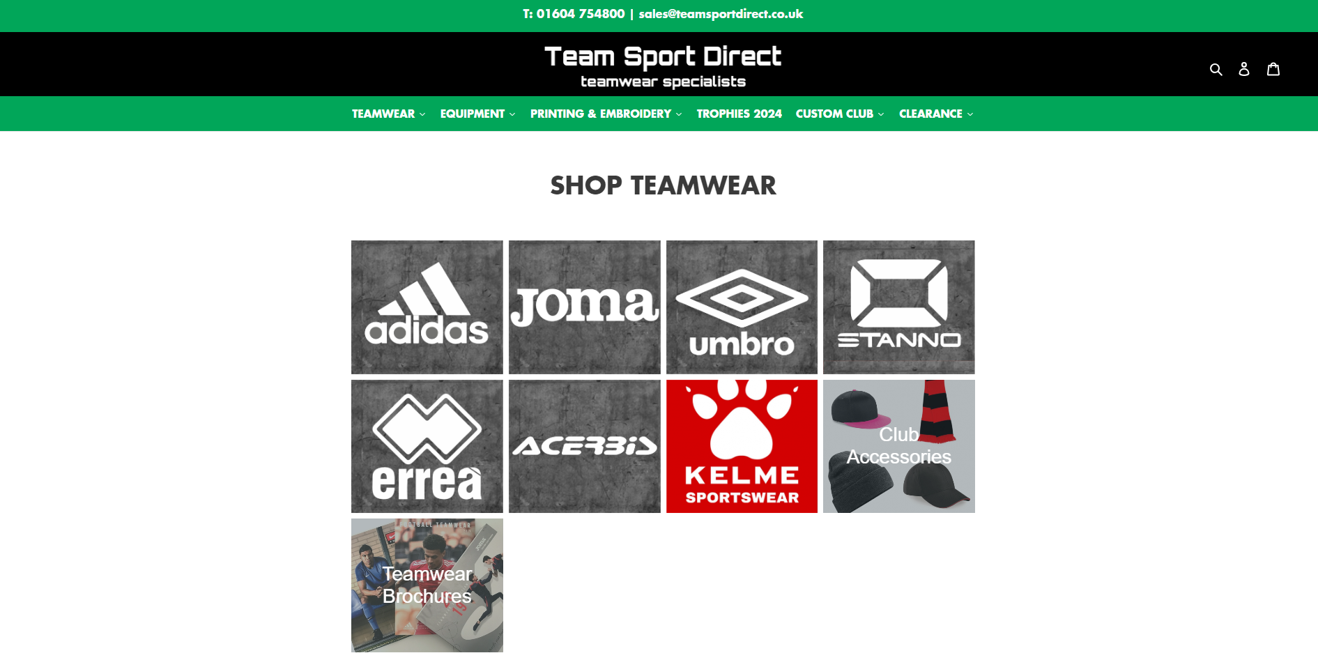 Team Sport Direct Website