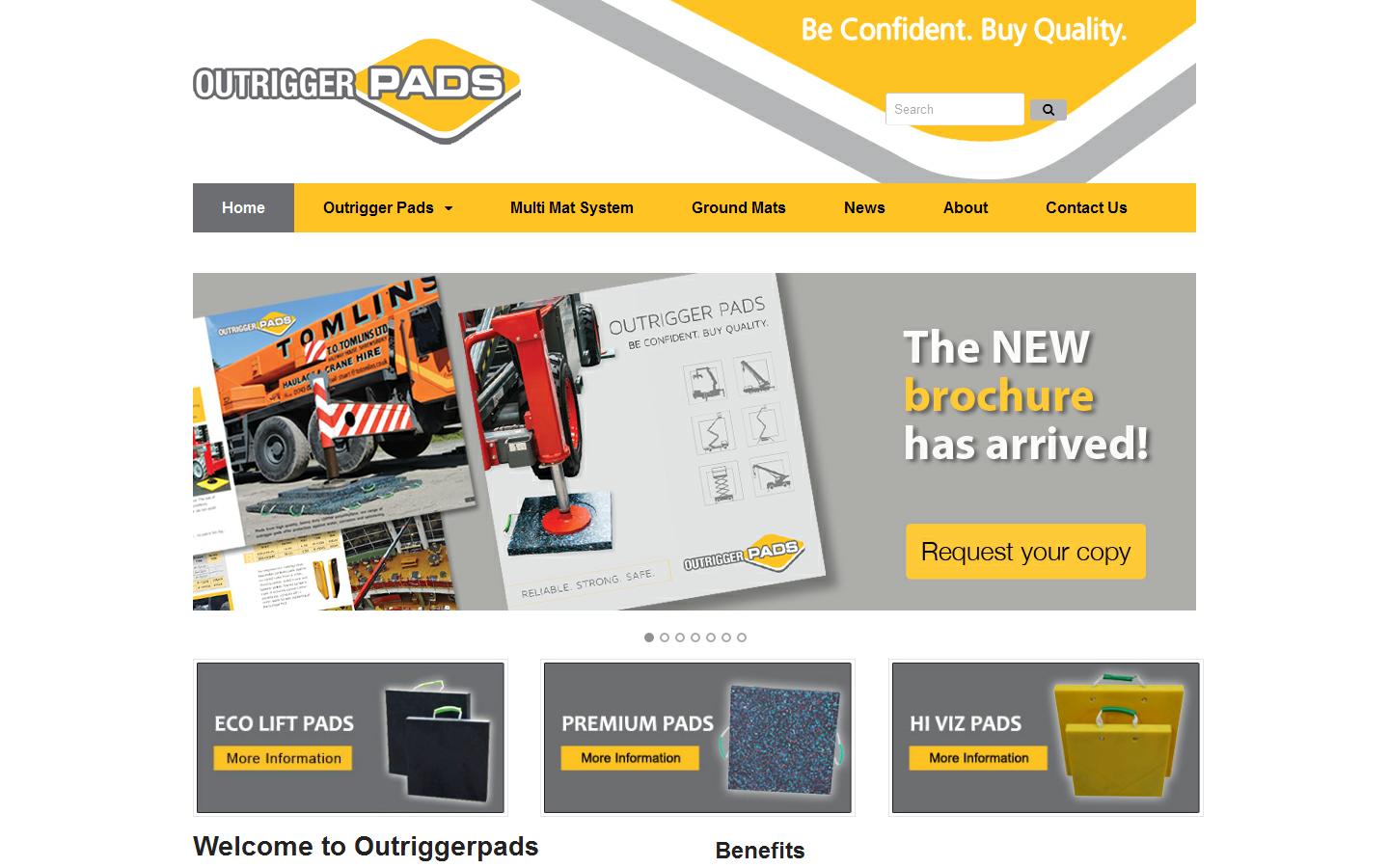 Outrigger Pads Website