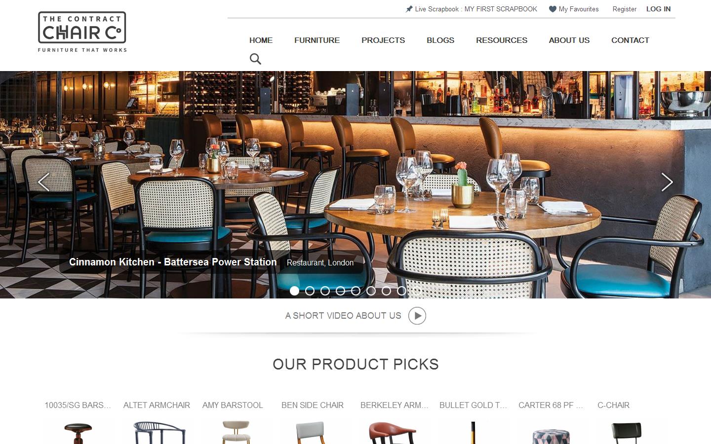 The Contract Chair Company Website