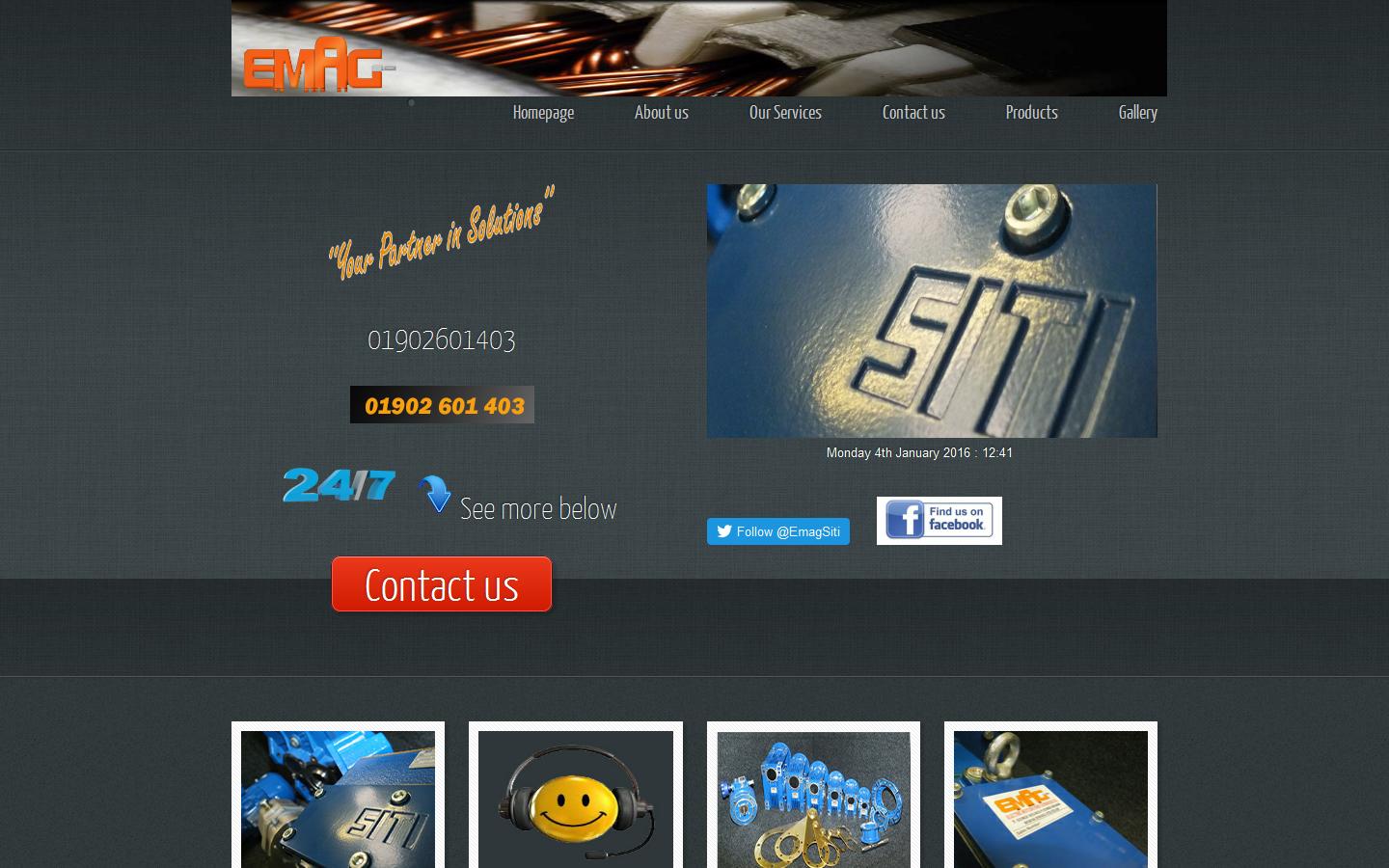 Electric Motors & Gearboxes Ltd Website
