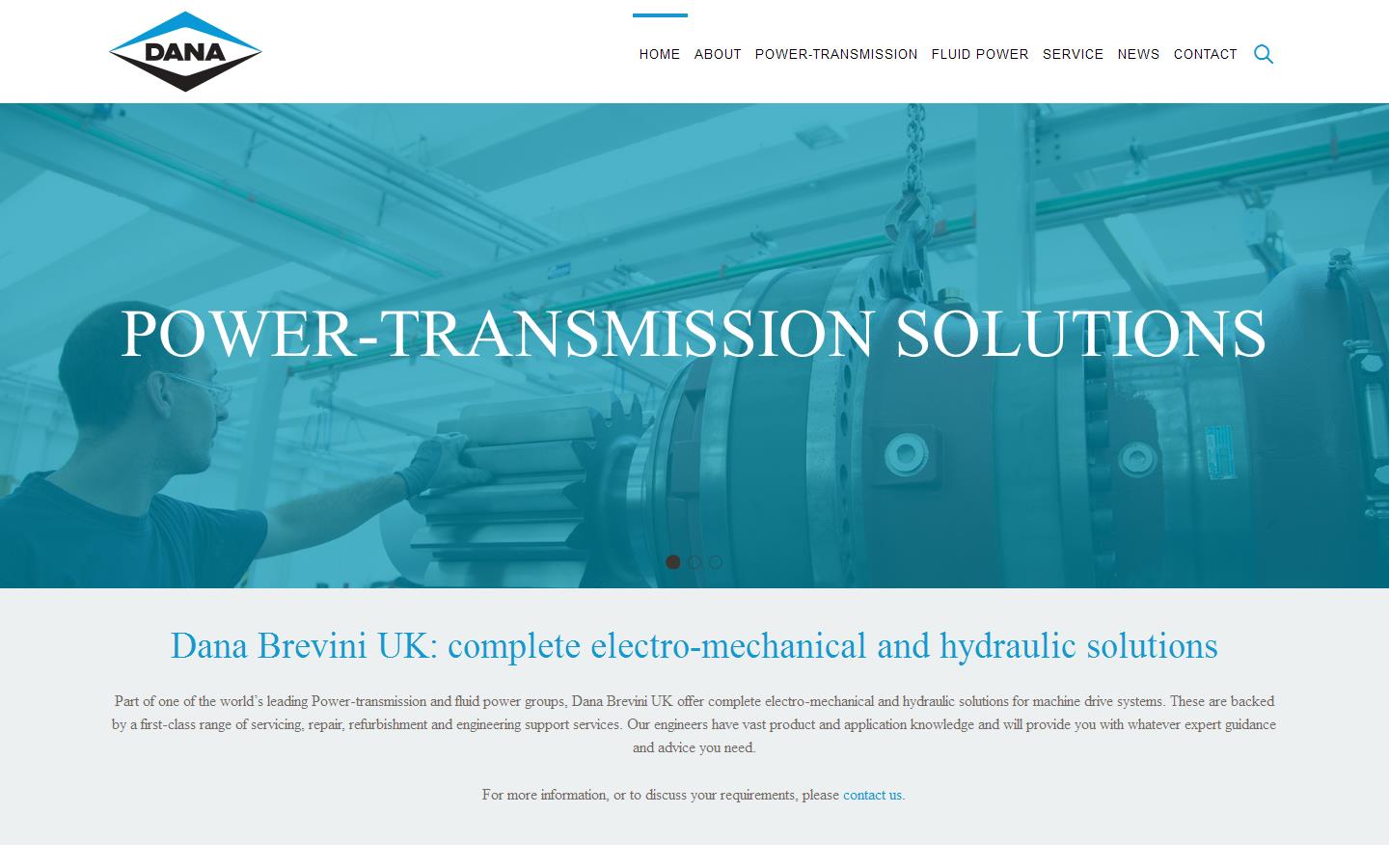 Dana SAC UK Ltd Website