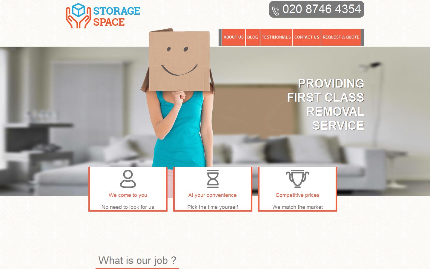 Storage Space Ltd Website