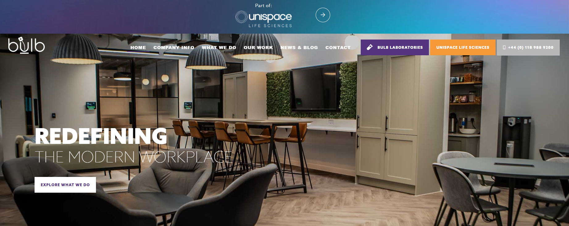 Bulb Interiors Website