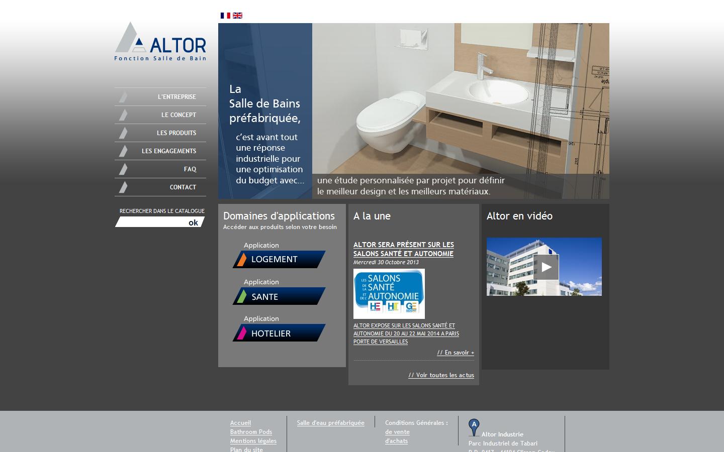 Altor Industrie Website