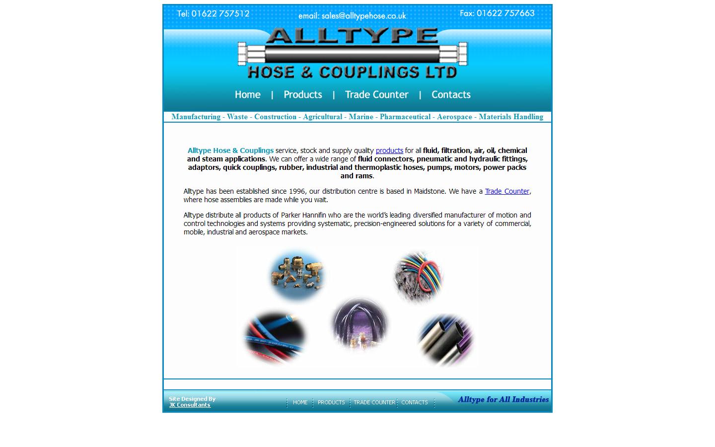 Alltype Hose & Couplings Ltd Website