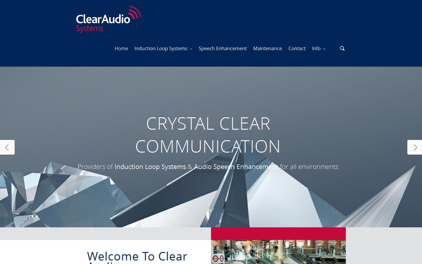 Clear Audio Systems Website