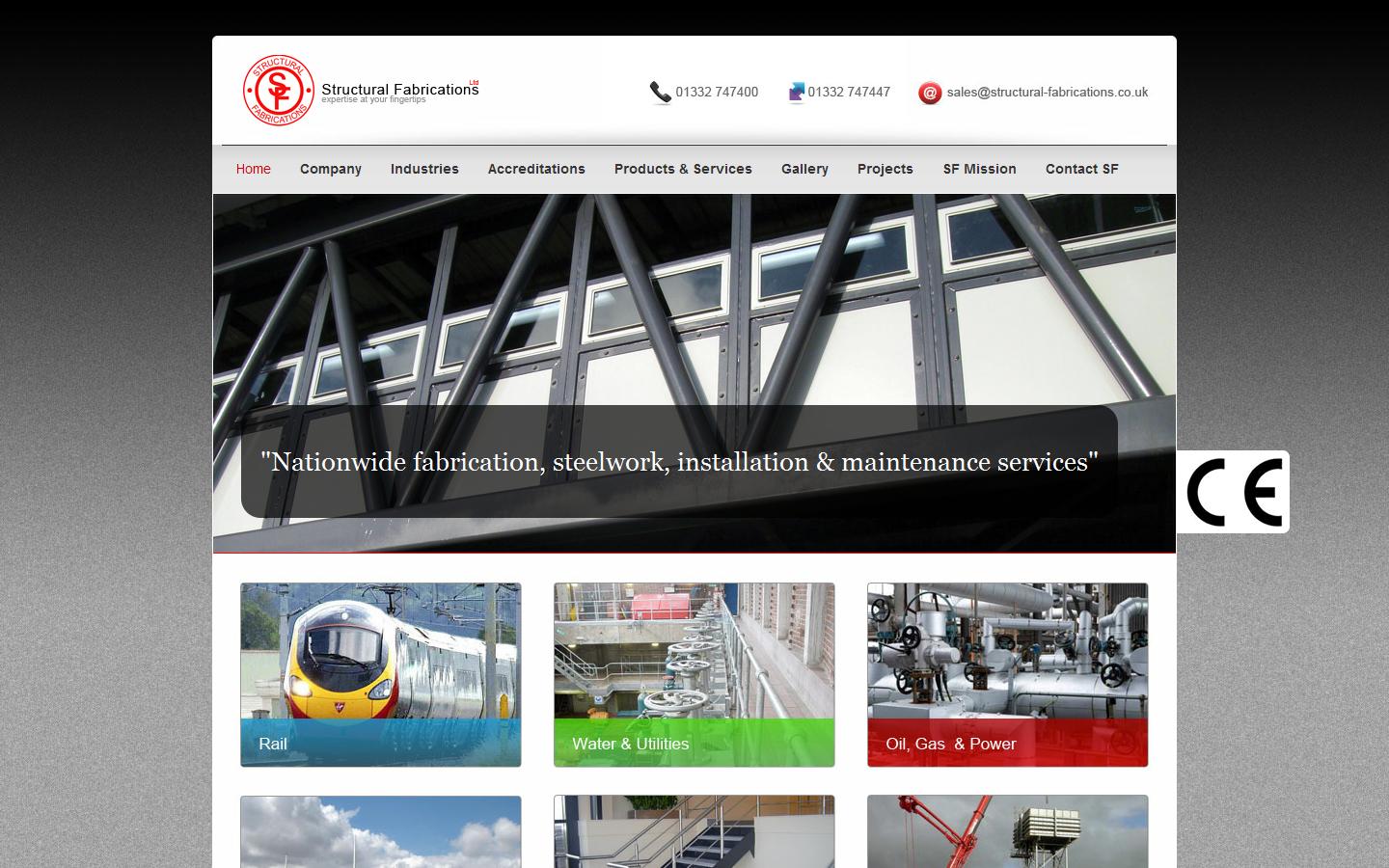 Structural Fabrications Website