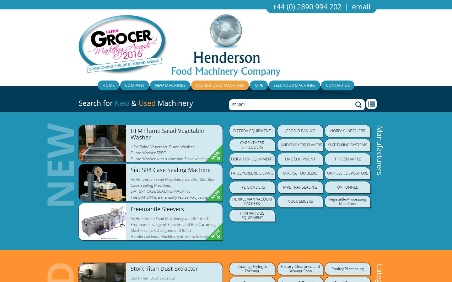 Total Food Machines Limited Website