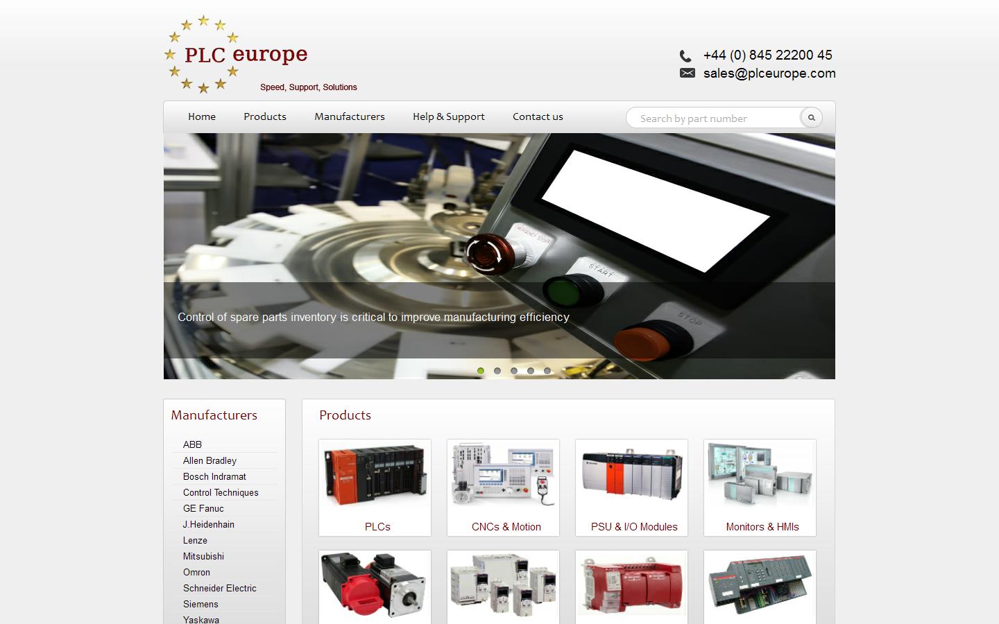 PLC Europe Website