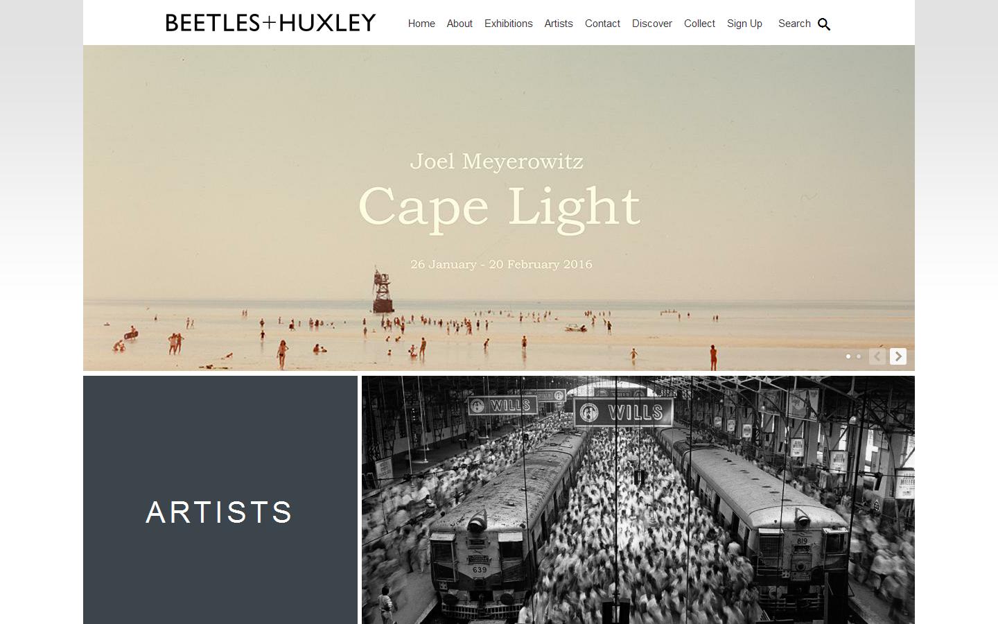 Huxley Parlour Website