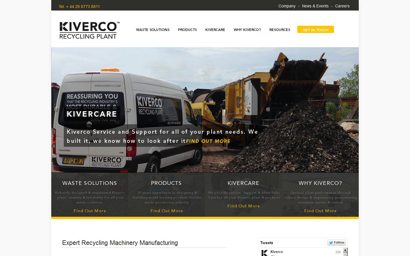 Kiverco Website
