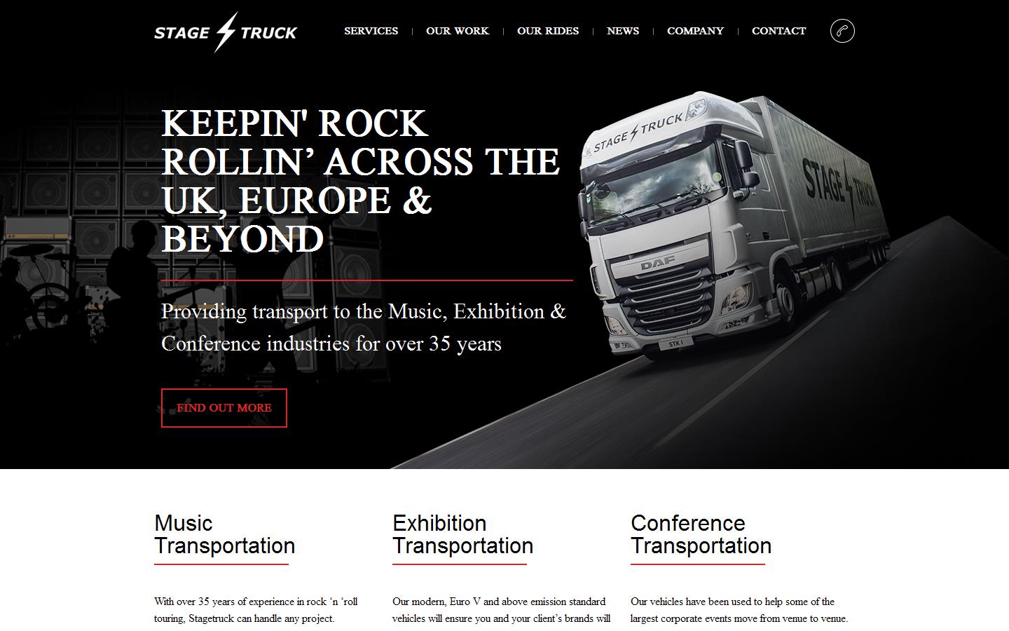 Stagetruck Ltd Website