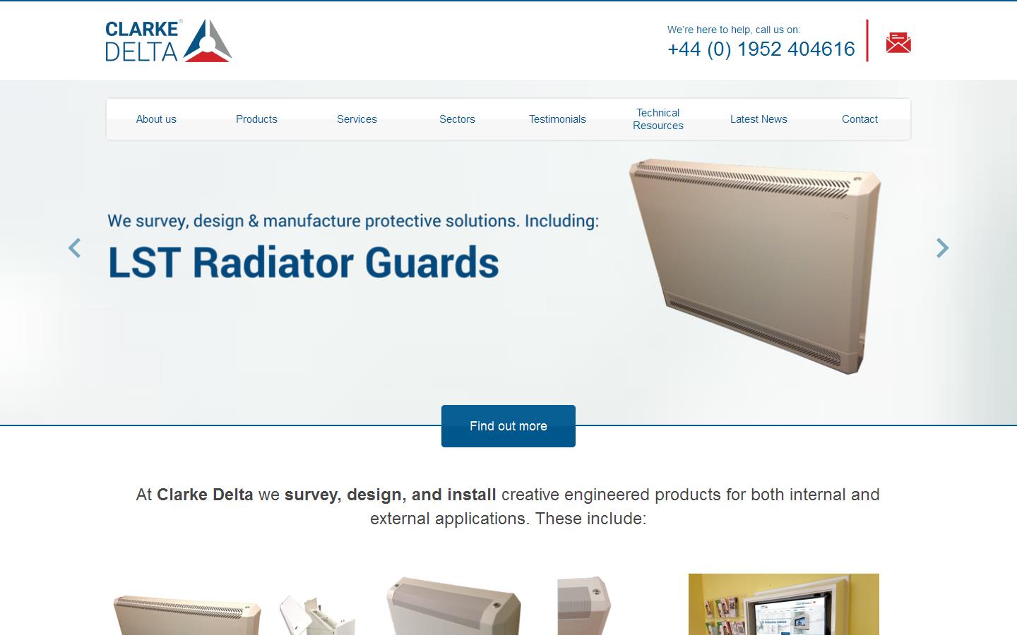 Clarke Delta Ltd Website