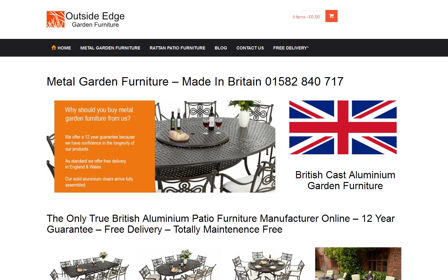 Outside Edge Garden Furniture Ltd Website