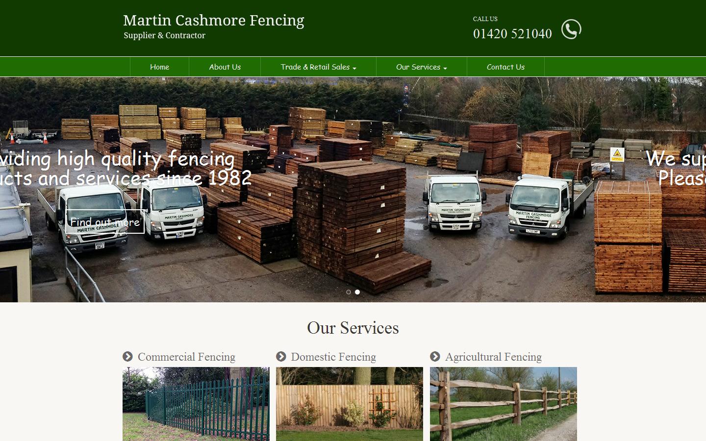 Martin Cashmore Fencing Website