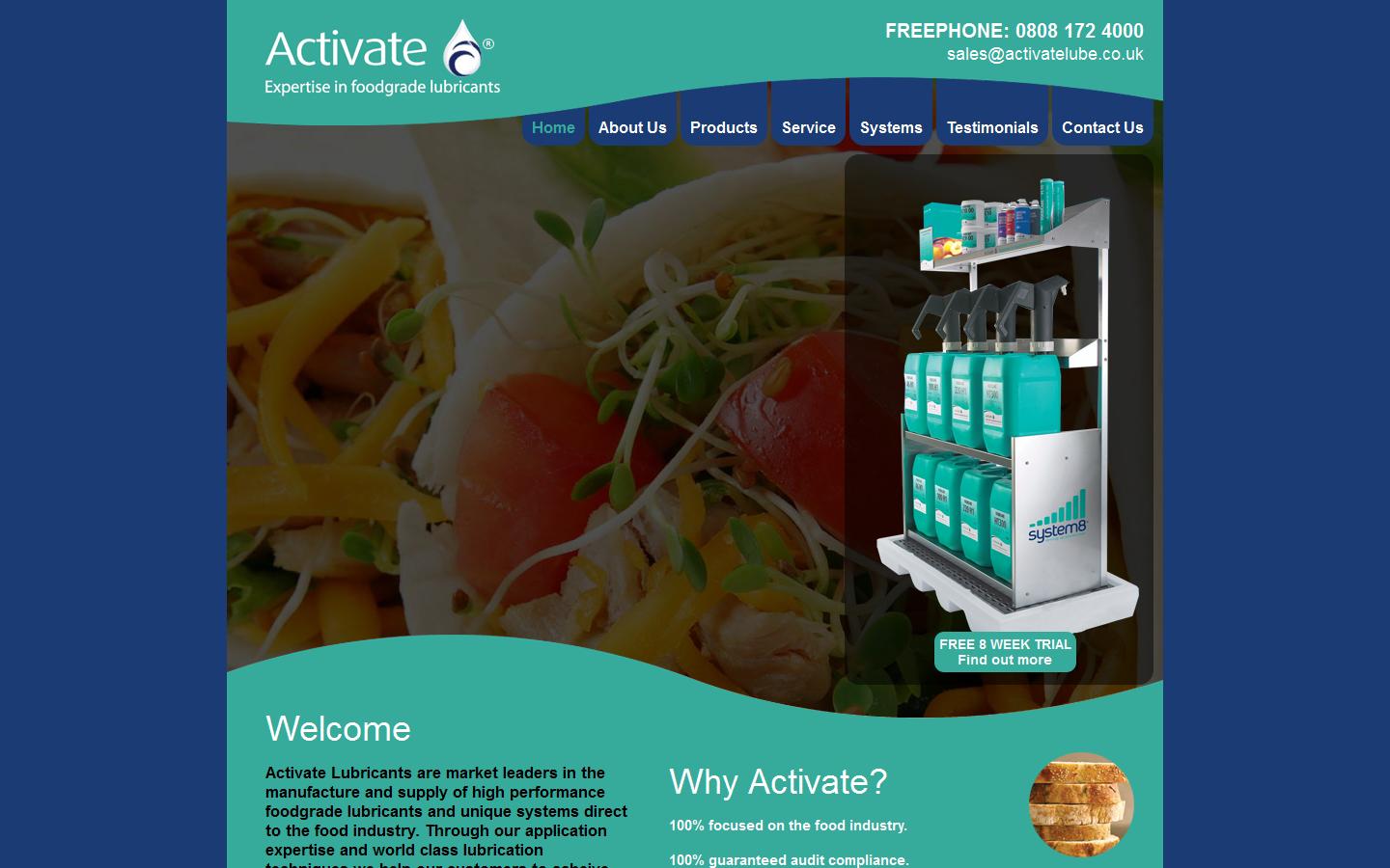Activate Lubricants LLP Website