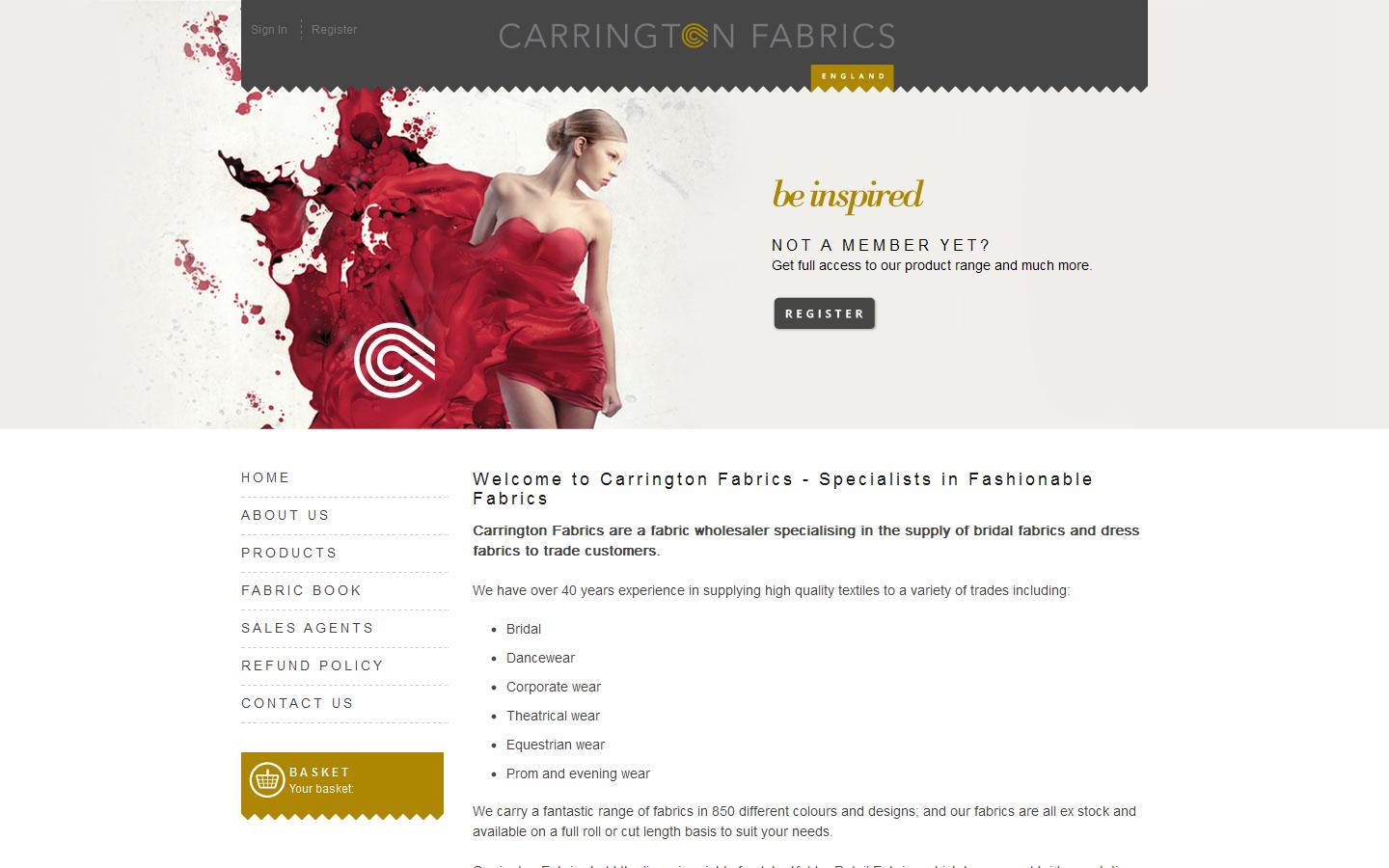 Carrington Fleet Textiles Ltd Website