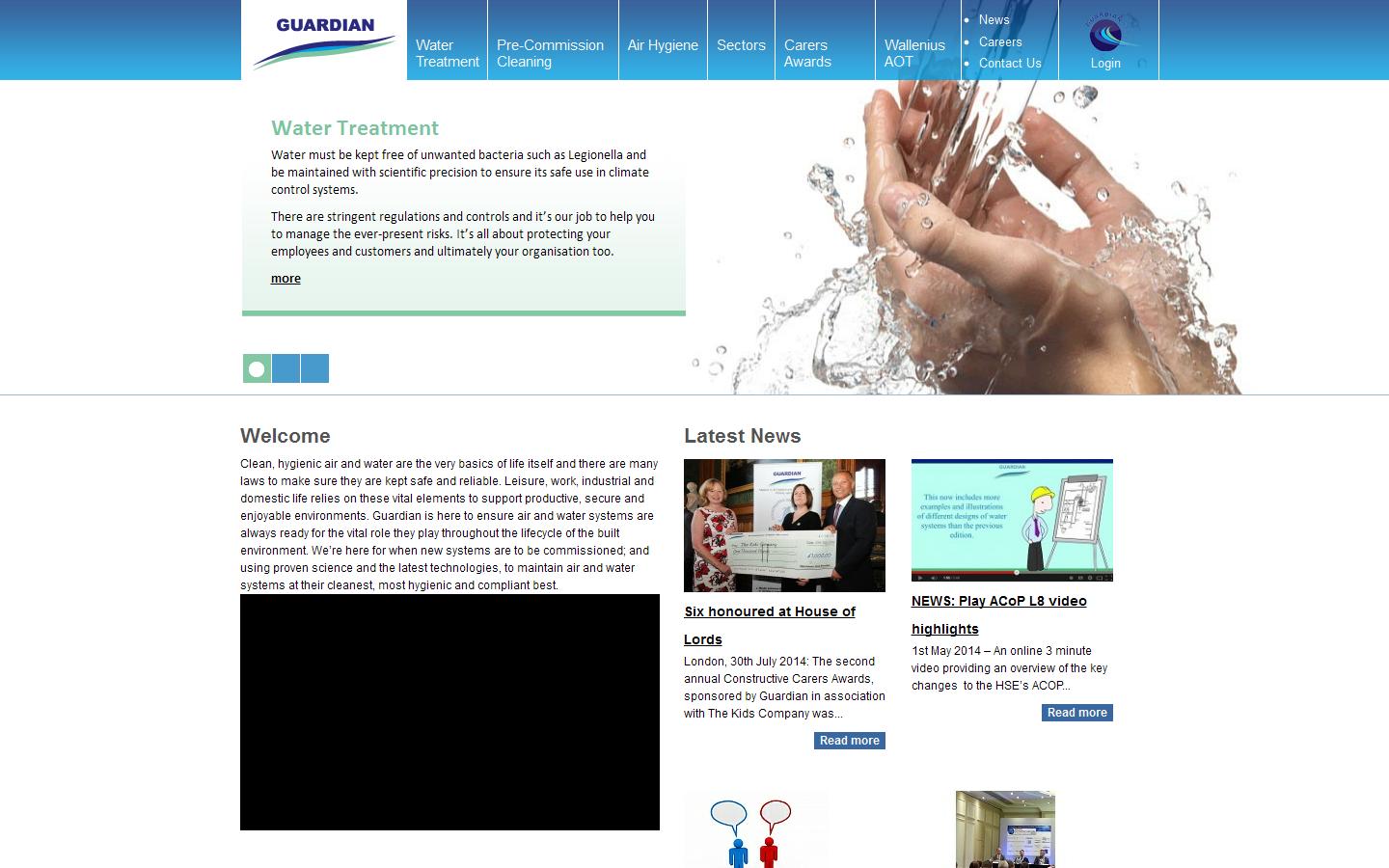 Guardian Water Treatment Ltd Website