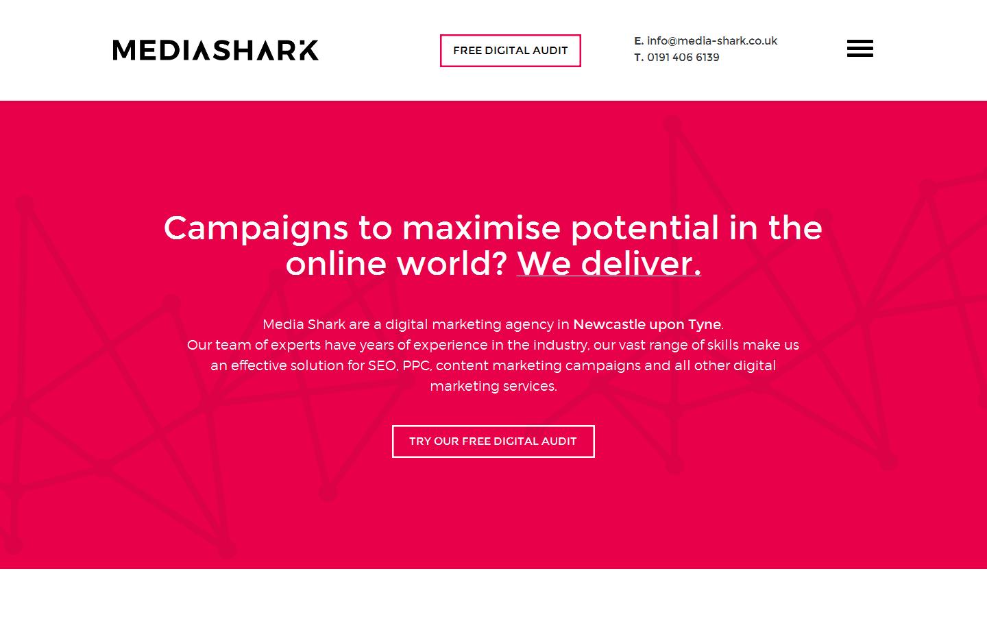 Media Shark Website