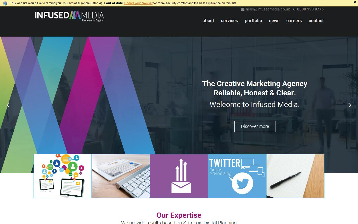 Infused Media Limited Website