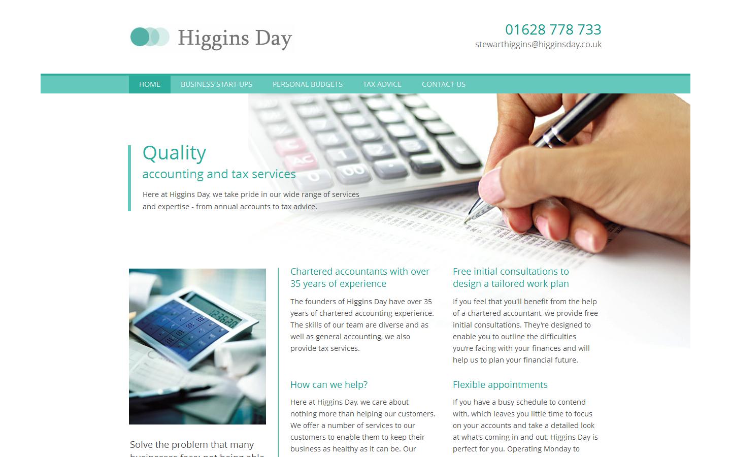 Higgins Day Website