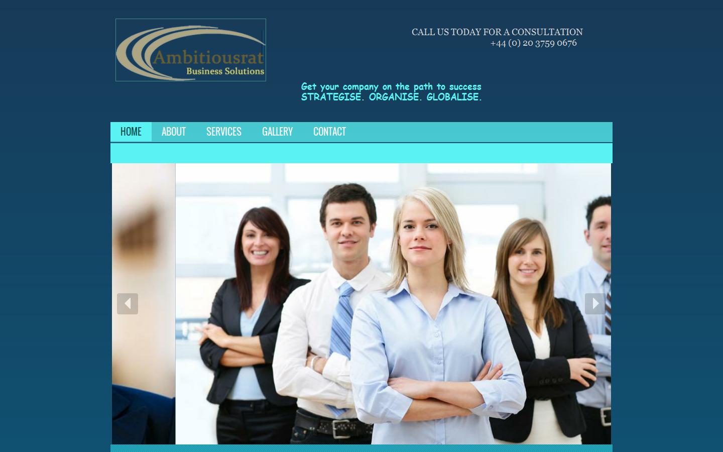 AMBITIOUSRAT BUSINESS SOLUTIONS Website