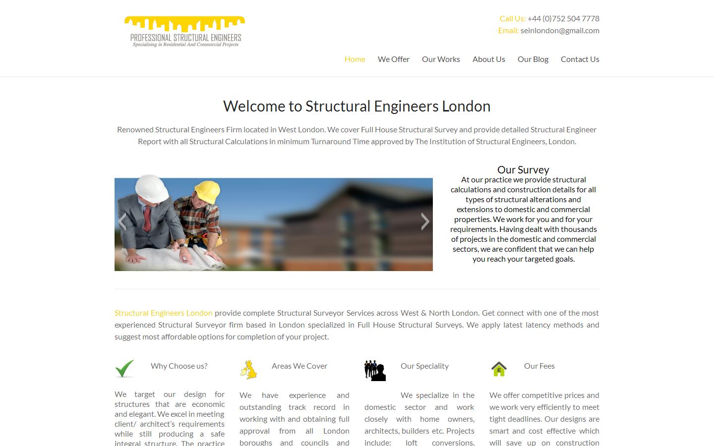 Structural Engineers London Website
