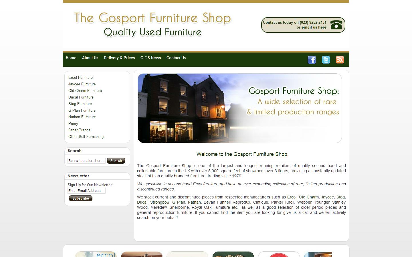 The Gosport Furniture Ltd Website