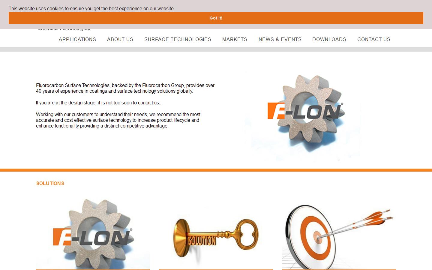 Fluorocarbon Surface Technologies Website