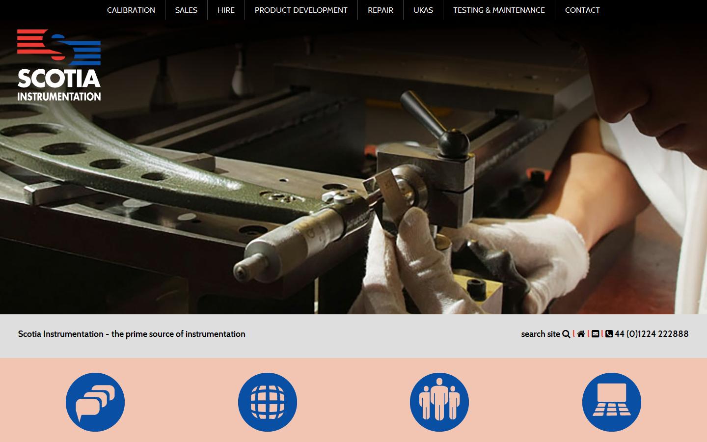 Scotia Instrumentation Limited Website