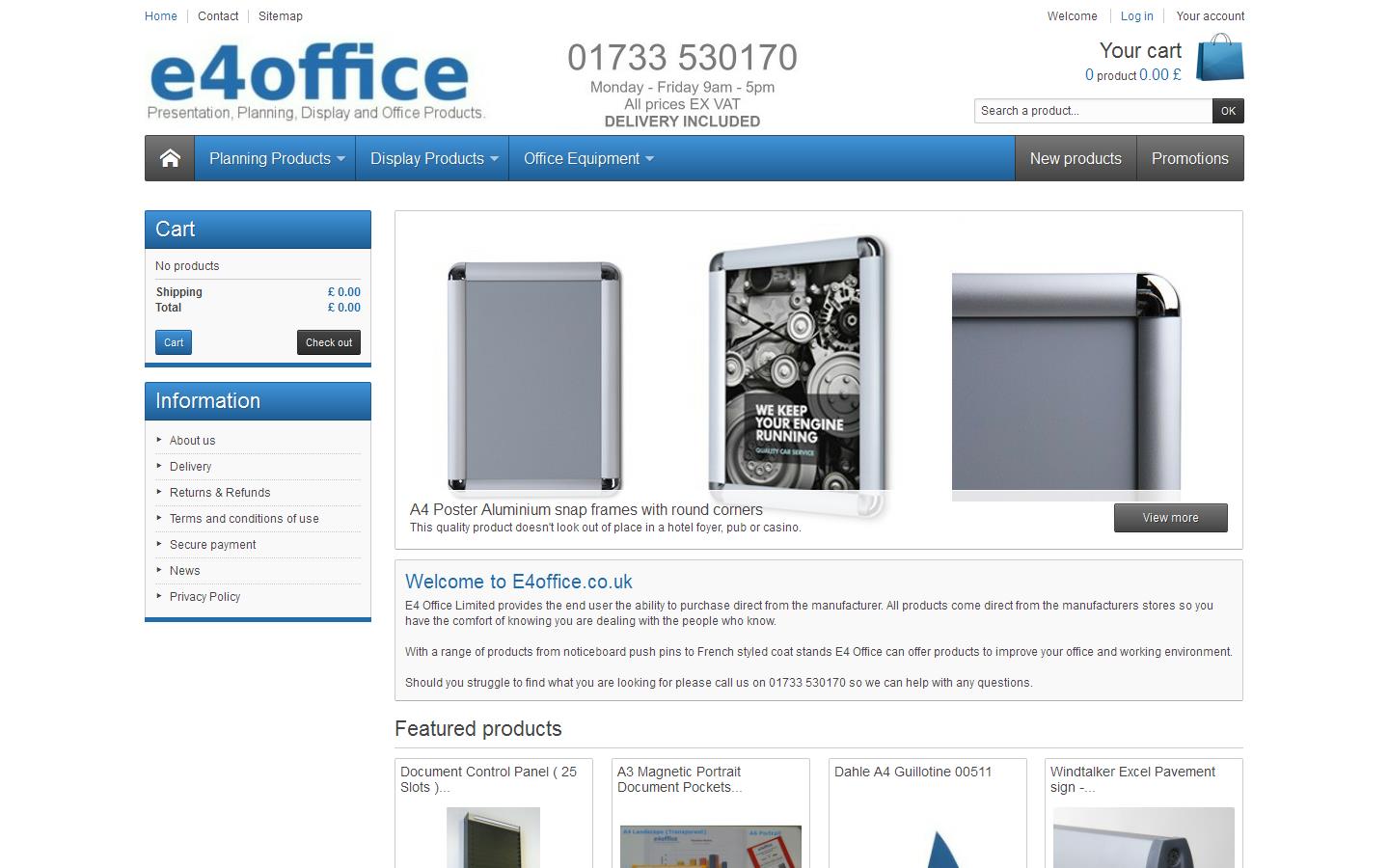 E4Office Ltd Website